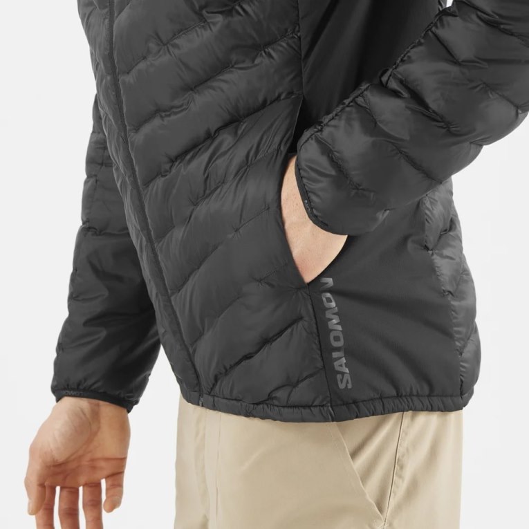 Black Salomon Outline Primaloft Men's Insulated Jackets | PH 96820K